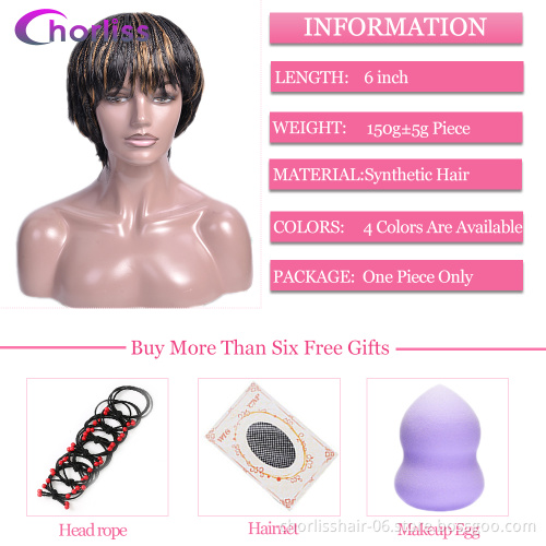 Short Braided Dreadlock Wigs Wholesale Straight Glueless Cheap Afro Short Pixie Cut Braided Synthetic Hair Wigs For Black Women